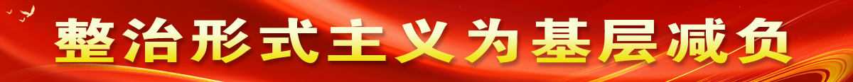 整治形式主义为基层减负